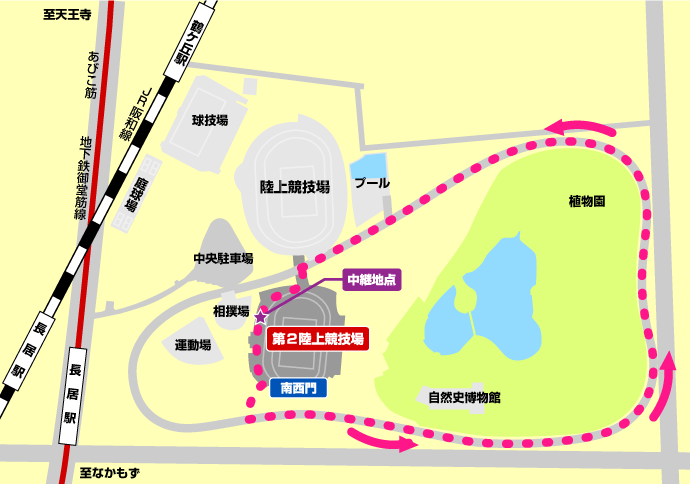 EKIDEN特設コース 1周 2.4km